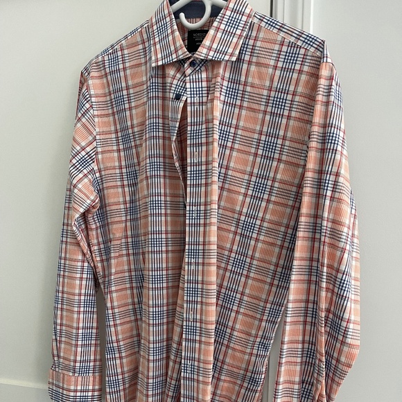 Nordstrom's Men's Shop- Non-Iron- Trim Fit Dress/Casual Shirt- Size 16 - Picture 1 of 13